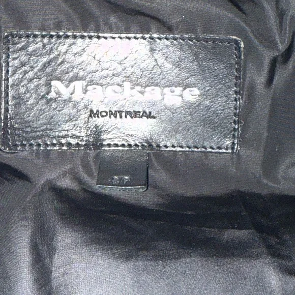 🖤Gorgeous Great USED Condition S Mackage Montreal Down Filled Fur Leather Coat - Picture 9 of 14